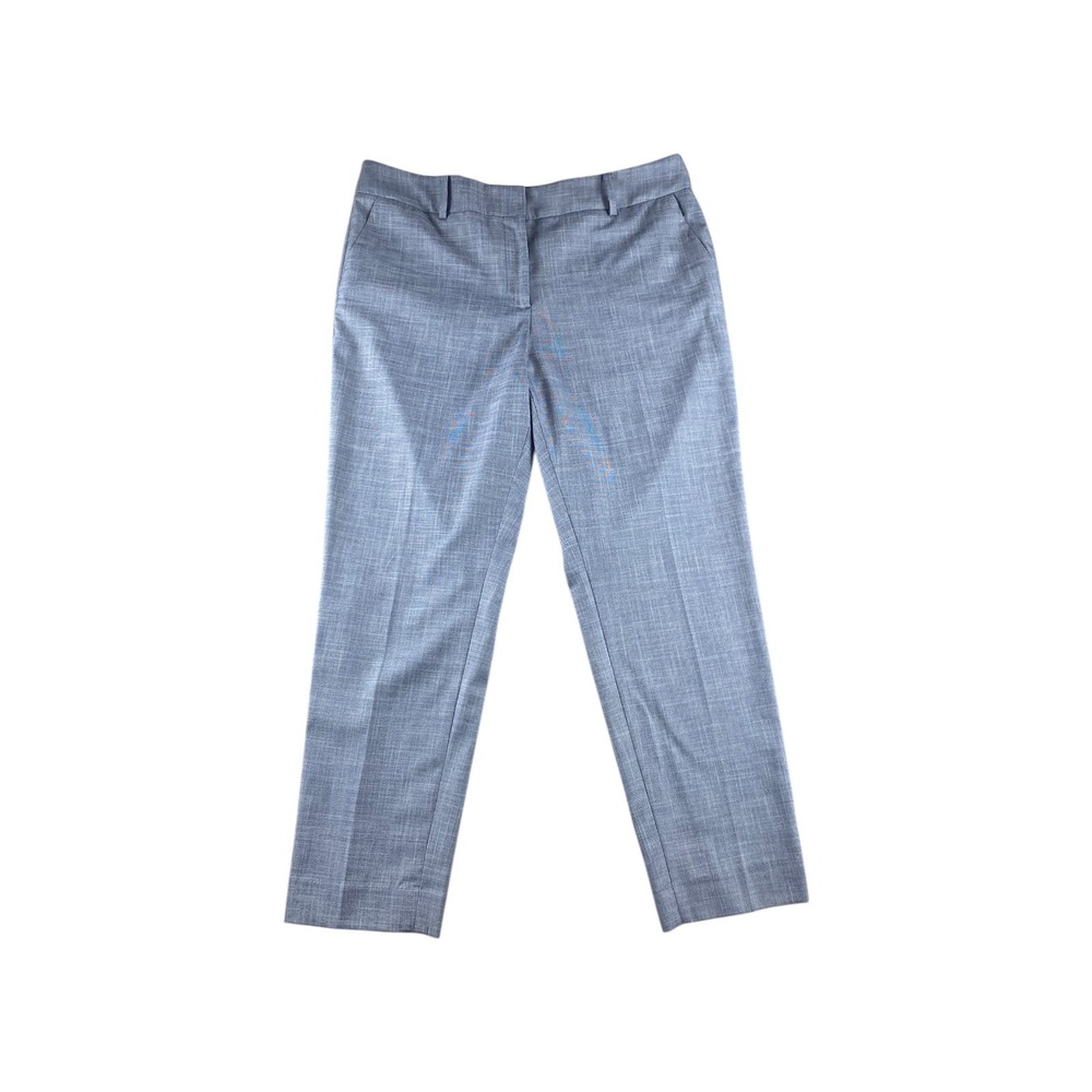 NWT Talbots Hampshire Ankle Pants Womens Size 14 Blue Wool Blend Career‎